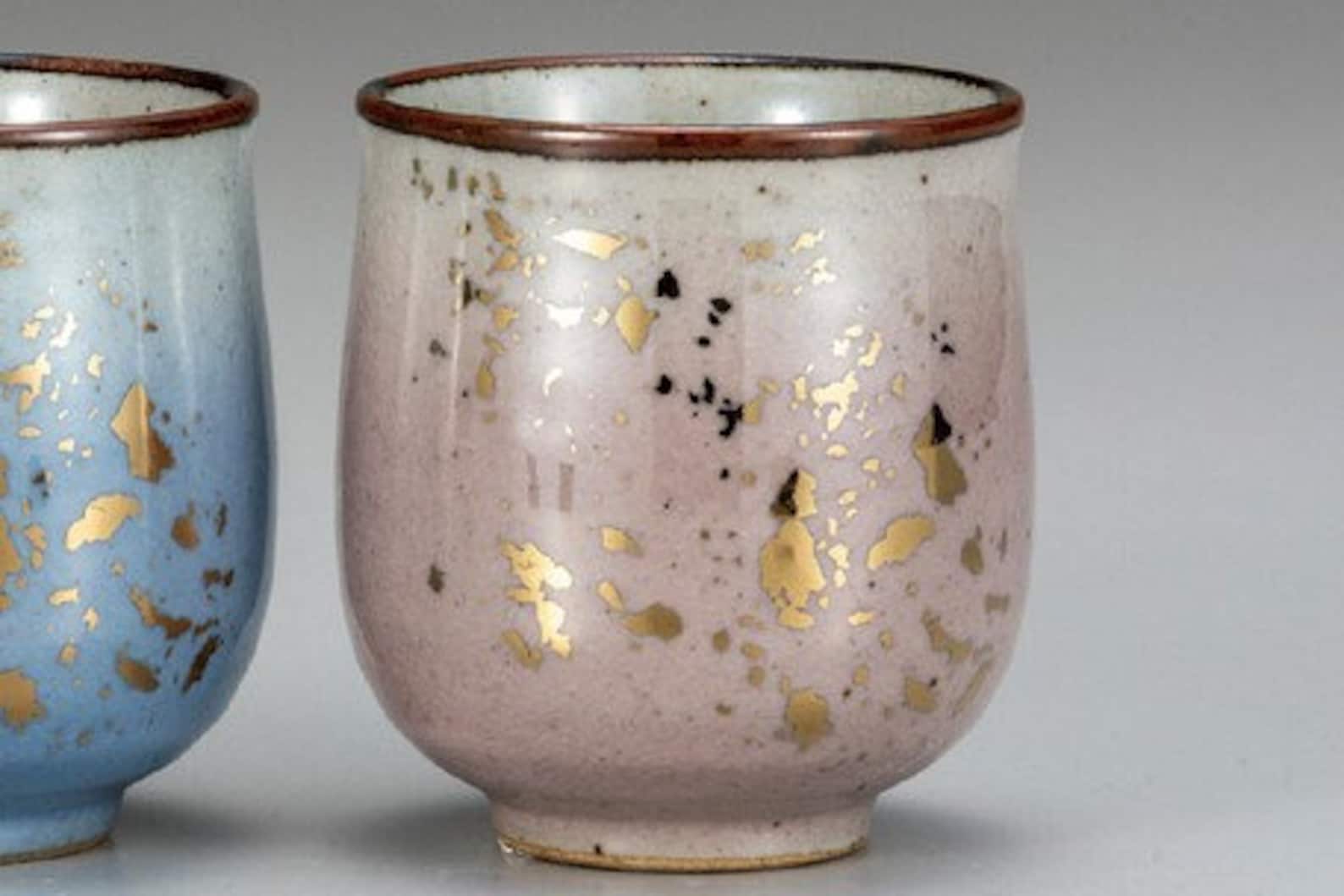 Japanese Kutani Yaki Kutani Ware Pottery Tea Cup Ceramic Tea Etsy