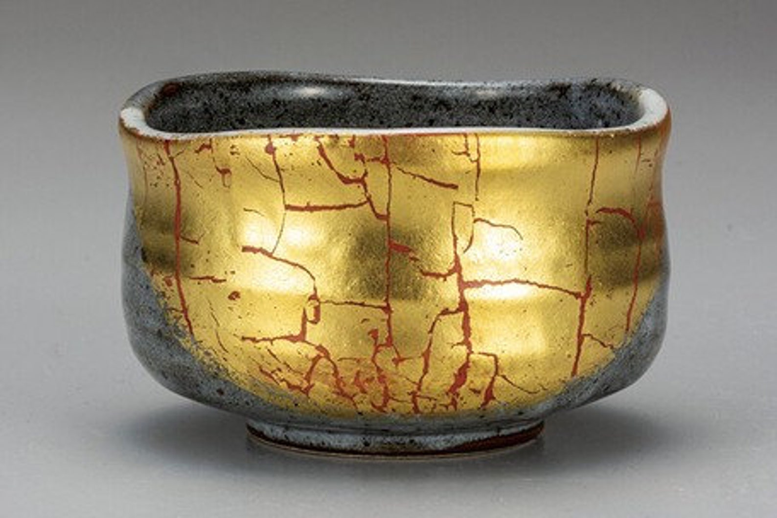 Japanese Kutani Yaki Kutani Ware Pottery Matcha Bowl Japanese Etsy