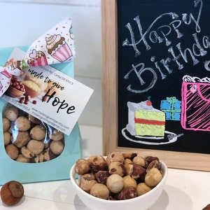 Vanilla CINNAMON Hazelnuts are Pure BLISS for the Hazelnut Lover SCRUMPTIOUS Treat/Party Favor/Foodie Gift/Charcuterie board/Wedding Favor Happy Birthday!