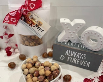 HUGS, Kisses & Hazelnut Wishes! Healthy Valentine Treat for Everyone You Miss and Appreciate!Let them know they are Not Forgotten! keto GF