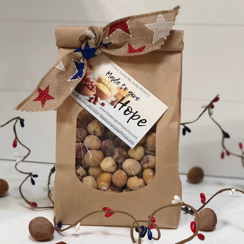 Happy Birthday YUMMY-licious Hazelnuts: Perfect HEALTHY Gift, Party Treat & Party Favor for Everyone you Appreciate GF,Low Carb,Keto Stars
