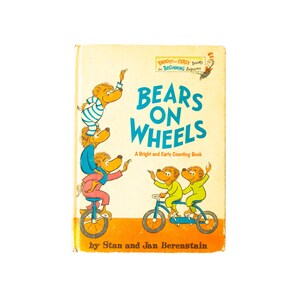 1968 - Bären auf Rädern von Stan & Jan Berenstain | Buch Club Edition, Vintage Kinder Hardcover, Classic, Seltenes Kinderbild, Dr. Seuss