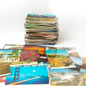 Vintage Postcards, 1950 - 1999 | Used & Unused, Antique Post cards, USA, Stamps, Random Lot, Ephemera, Collectible Stationery, Junk Journal