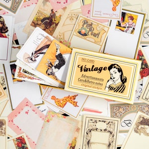 Vintage Women Ad Stickers | Advertisements Labels, Sticker Pack, Sticker Lot, Matchbox, Junk Journal Ephemera, Stickerpack, Scrapbooking