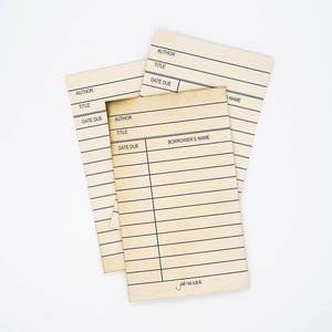 Cartões de biblioteca de papel tingido com café | Etiqueta de papel manchado com chá de 5 peças, manchado com café, papel envelhecido, papel de diário de lixo, itens vintage de scrapbook