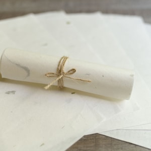 Handmade Petal Paper, Green Leaves Calligraphy Rice Paper | 11 x 6.7 in, Flower Paper, Mulberry Stationery, Decorative, Lokta, Decoupage