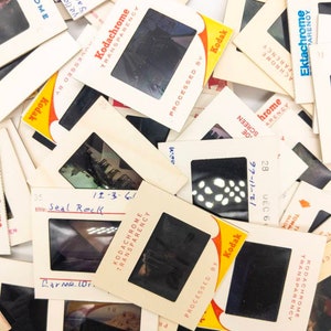 10 Vintage 35 mm Photograph Slides • 1950-70, Old Photo Negatives, Found Photography, Junk Journal Supplies, Ephemera Kit, People, Places