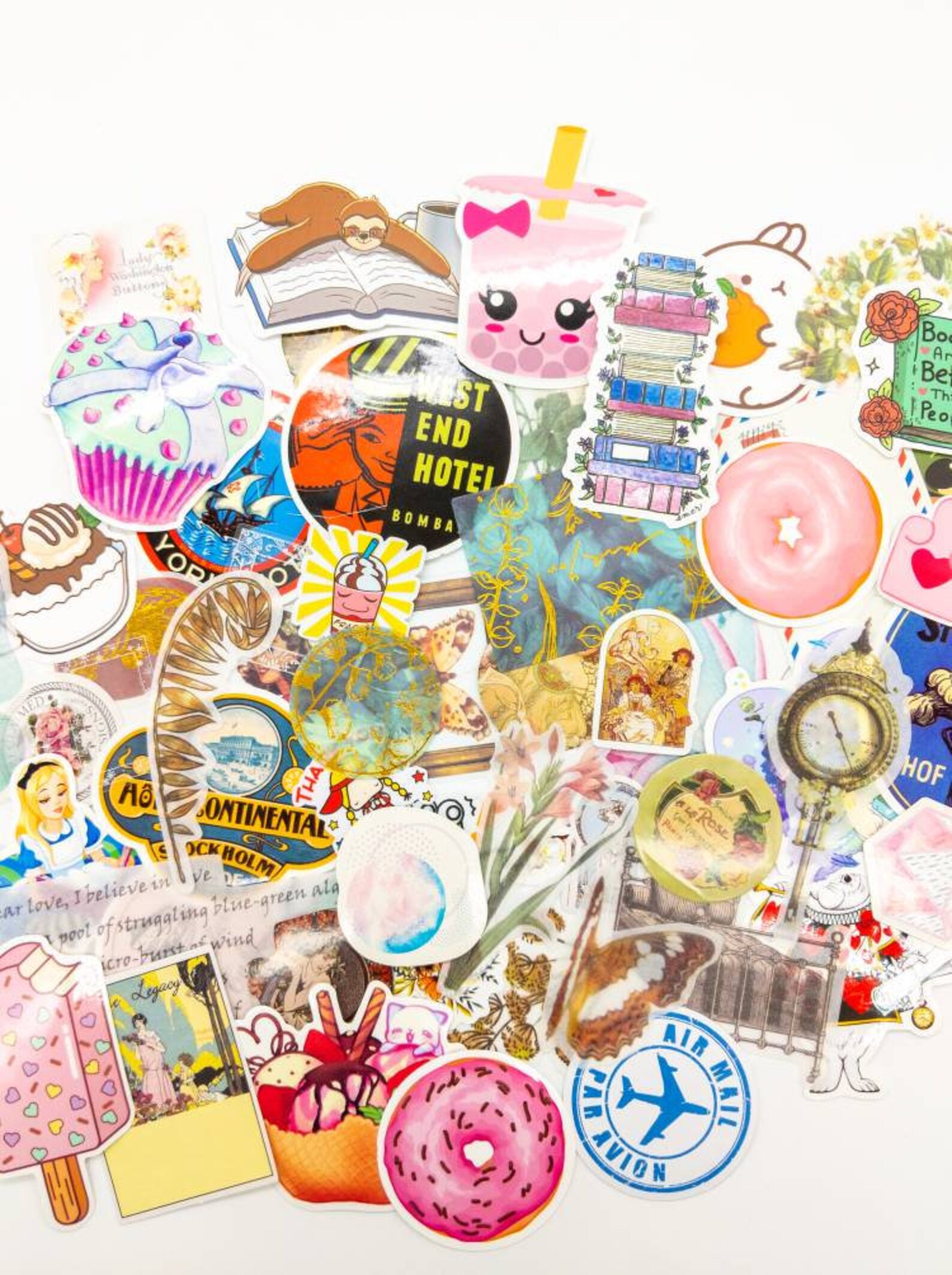 Cute Sticker Grab Bag Mystery Stickers Sticker Lot Etsy