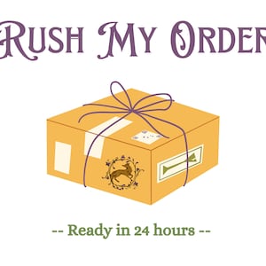 Rush My Order | Bestellungen werden innerhalb von 24 Stunden garantiert * bearbeitet - (außer Bestellungen, die 1 Tag vor Sonn- oder Feiertagen aufgegeben werden)