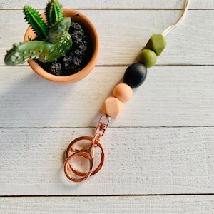 Schlüsselbänder, Lehrer Schlüsselbänder, Schlüsselanhänger, Bead Lanyards, Silikon Perlen