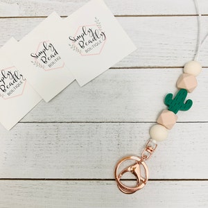 Schlüsselband, Schlüsselband, Lehrer Geschenk, Accessoires, Silikon Bead Schlüsselband