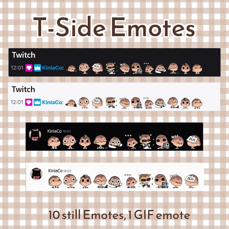 CSGO Chibi Emotes | Twitch, Discord, Kick (digital Download) - Etsy