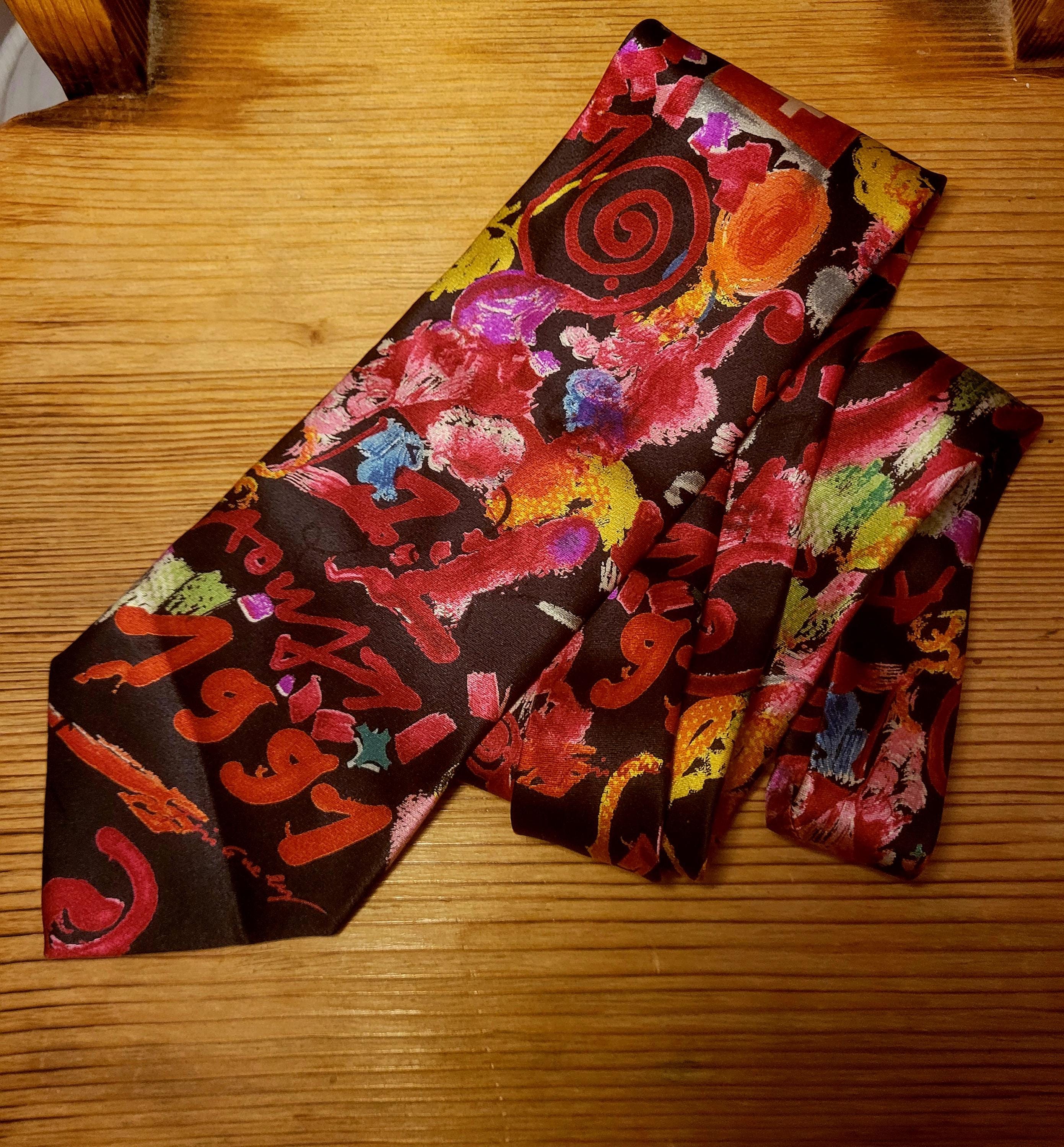 Écharpe Foulard En Soie Fabric Zurich Frontline - Multicouleur - Occasion