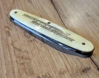 Mann E. Bruckmann Mother of Pearl Knife: Solingen Germany, 3