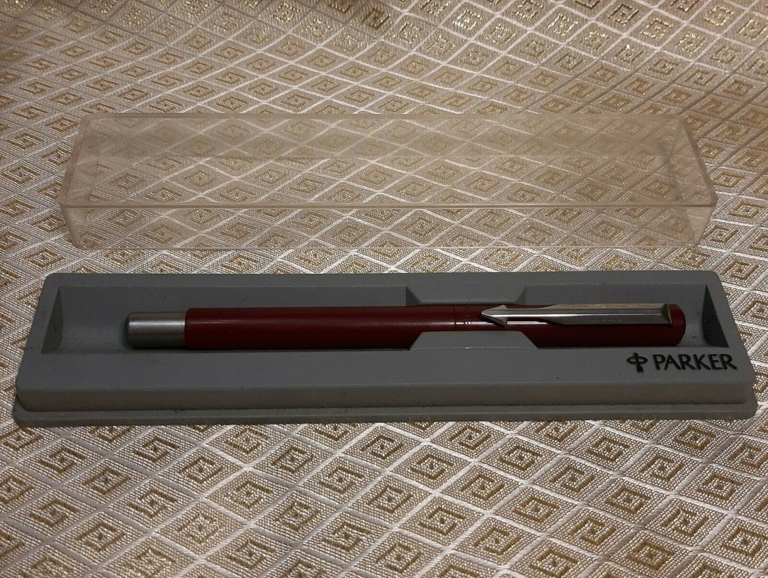 Vintage Fountain Pen Parker Vector Burgundy. IP Made in France. - Etsy