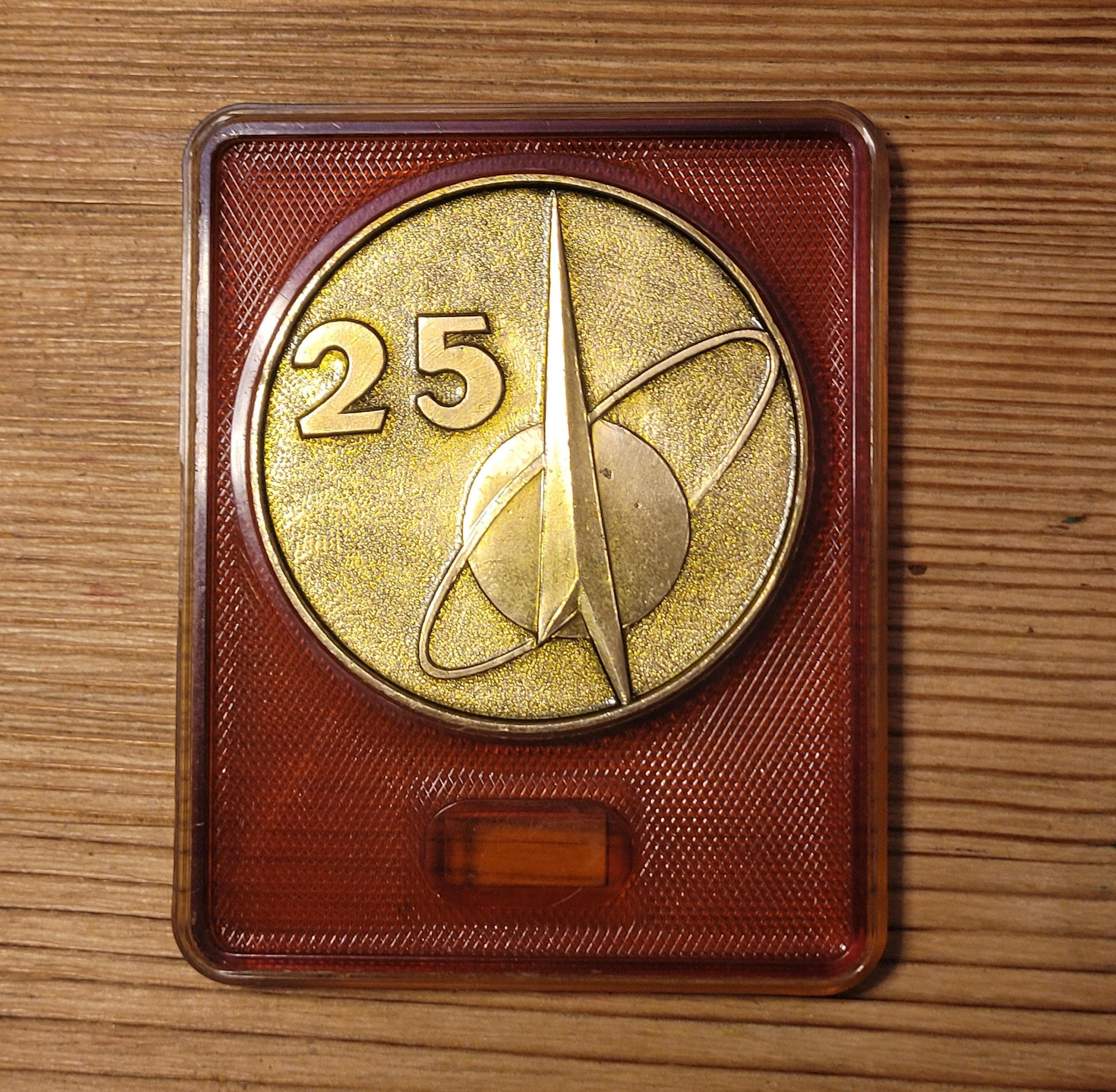 Vintage 1979 Limited Soviet Space Medal 25 years of design bureau.
