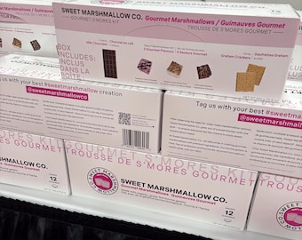 Luxury S'Mores Kit - Halal - Marshmallows Made with Organic, Grass-fed Bovine Gelatin