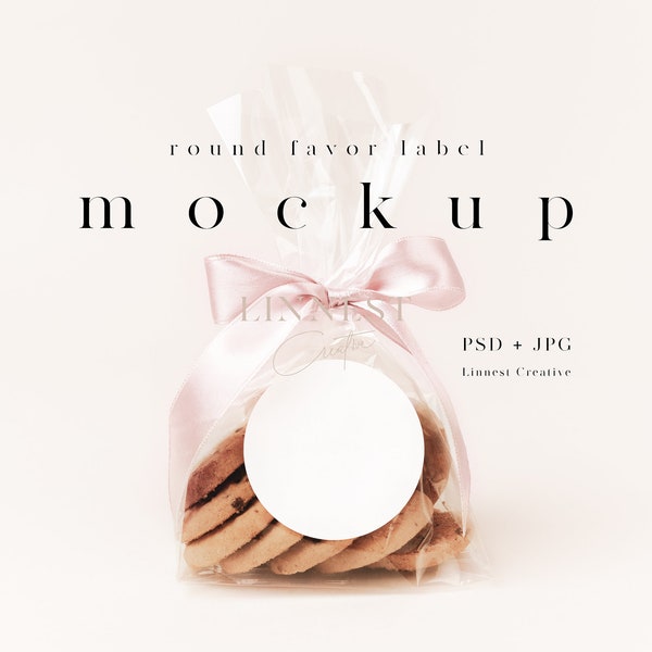 Ronde gunst label mockup, Minimale gift tag mockup, Ronde sticker label mockup, Valentijnsdag gift tag mockup, Bruiloft gunst tag mockup