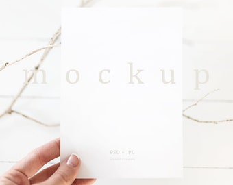 Invitation Mockup Etsy