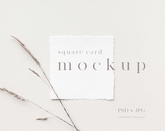 Minimal Card Mockups For Weddings And Baby By Linnestcreative