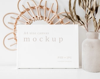 A4 Landscape Mockup Etsy