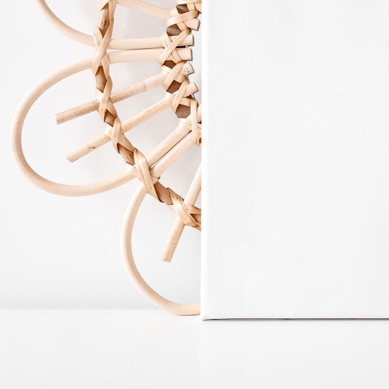 Download Canvas mockup A4 canvas Wall art mockup Minimalist empty ...