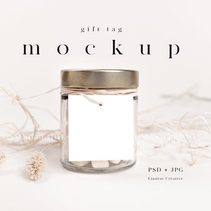 Vierkant cadeaulabel mockup, gunstlabel mockup, minimalistische lege witte kaart, bruiloft briefpapier mockup, natuurlijke tinten lege witte kaart, moderne tag