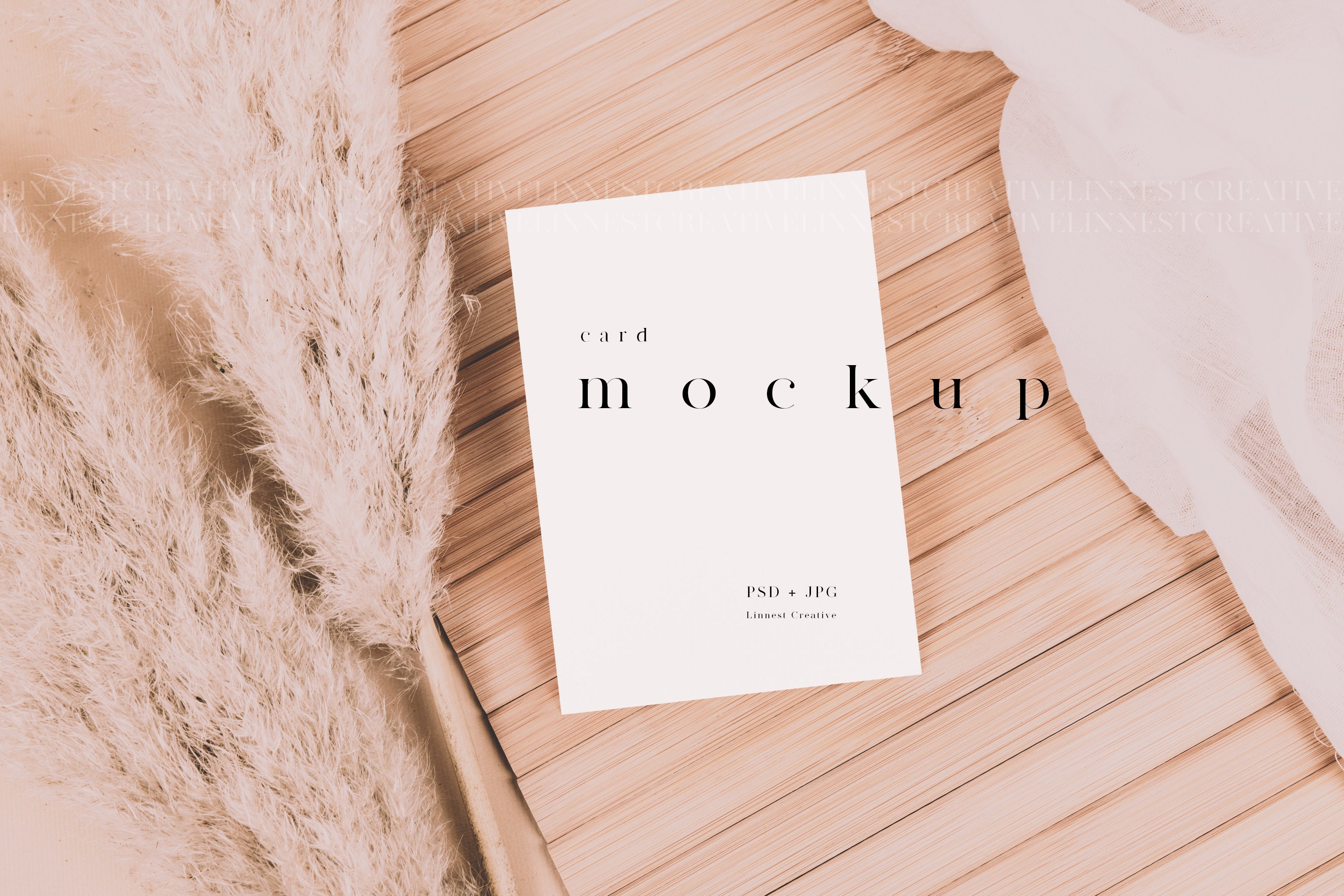 5 x 7 Karte Mockup minimalistische leere weiße Karte | Etsy