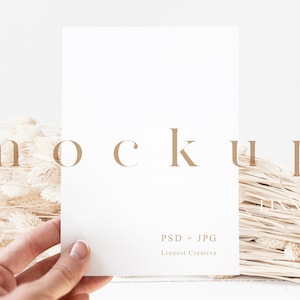 Boho Mockup, Grußkarte Mockup, Karte Mockup, Einladung Mockup, Hochzeit Mockup, 5x7 Karte Mockup Einladung, Hochzeit Mockup einfache 032