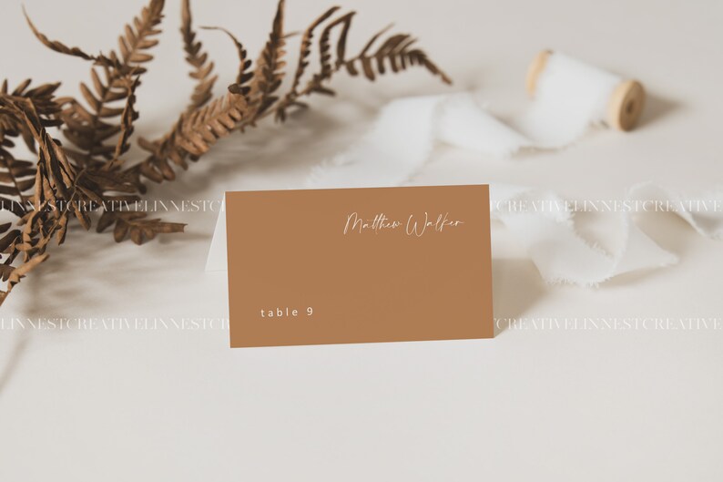 Platzkarte Mockup, Klappkarte Mockup, Hochzeit Stationär Mockup, Boho Karte Mockup, Tented Platzkarte Mockup, Neutrale Karte Mockup 023 Bild 5