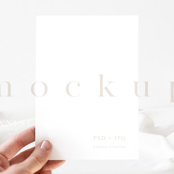 Greeting card mockup, Card mockup, Invitation mockup, Minimalist card mockup, Wedding mock up, 5x7 card mockup invitation,Wedding mockup 032