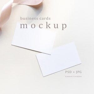 Mockup de cartão de visita, Mockup de cartão de lugar, Mockup de cartão 3,5x2", Cartão branco vazio minimalista, Mockup de objeto inteligente, Mockup de bilhete de rifa de fraldas