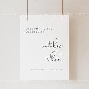 Simple wedding sign mockup, Minimal seating chart mock up, Wedding welcome sign mock up, 18x24 sign mockup, Hanging boho seating mock up image 8