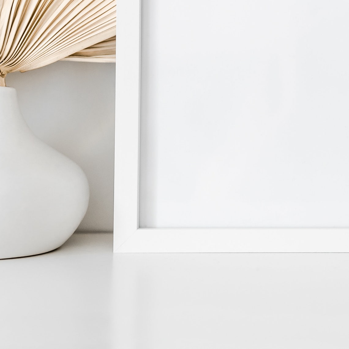 3x2 Landscape frame mockup Minimalist empty white frame Etsy