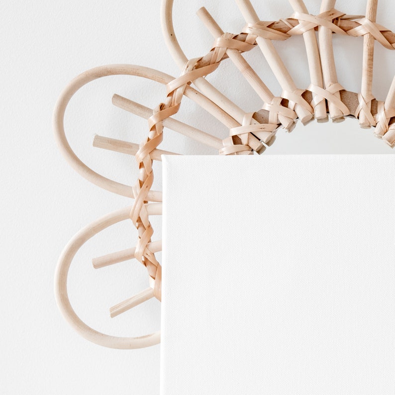 Download Canvas mockup A4 canvas Wall art mockup Minimalist modern ...