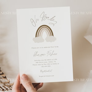 Boho card mockup, 5x7 card mockup Smart Object, Greeting card mockup, Invite mockup, White card mockup, Wedding mock up stationary 023 image 7