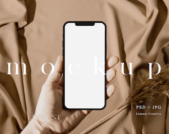 Cellphone mockup, iPhone screen mockup, Boho digital invitation mockup, Electronic evite smartphone mockup, Minimal modern phone mockup 03