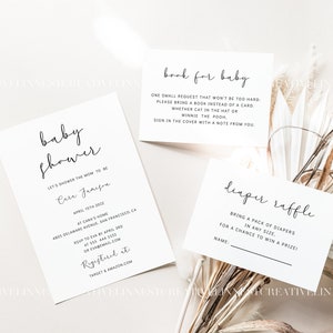 Download Boho invitation suite mock up Baby shower stationary mockup | Etsy