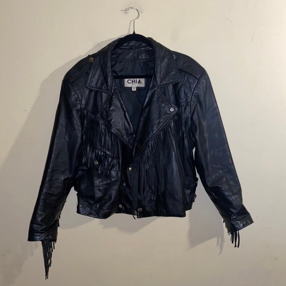 Vintage Chia Leather Jacket
