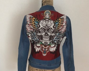 Customized jeans jacket