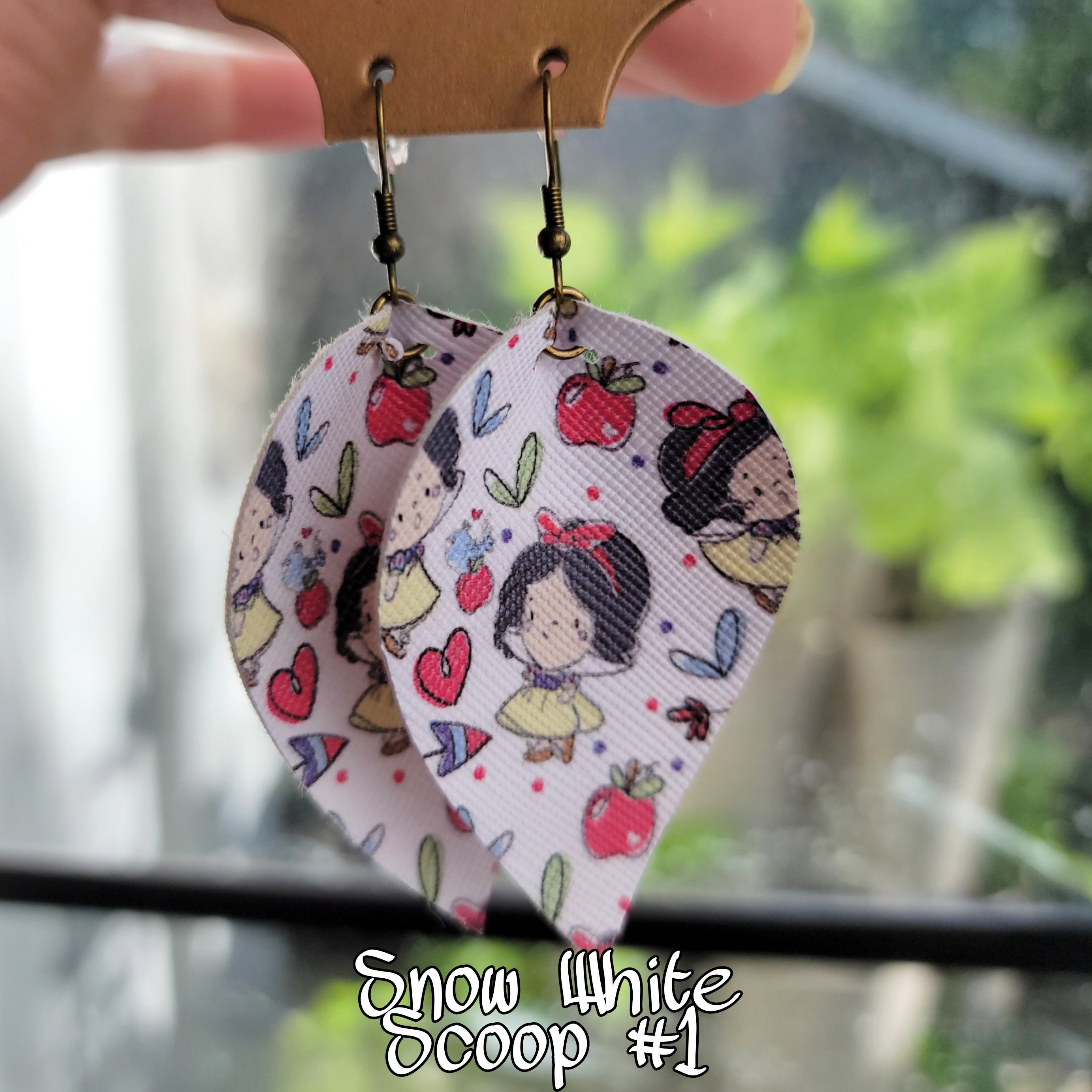 Snow White Earrings Etsy