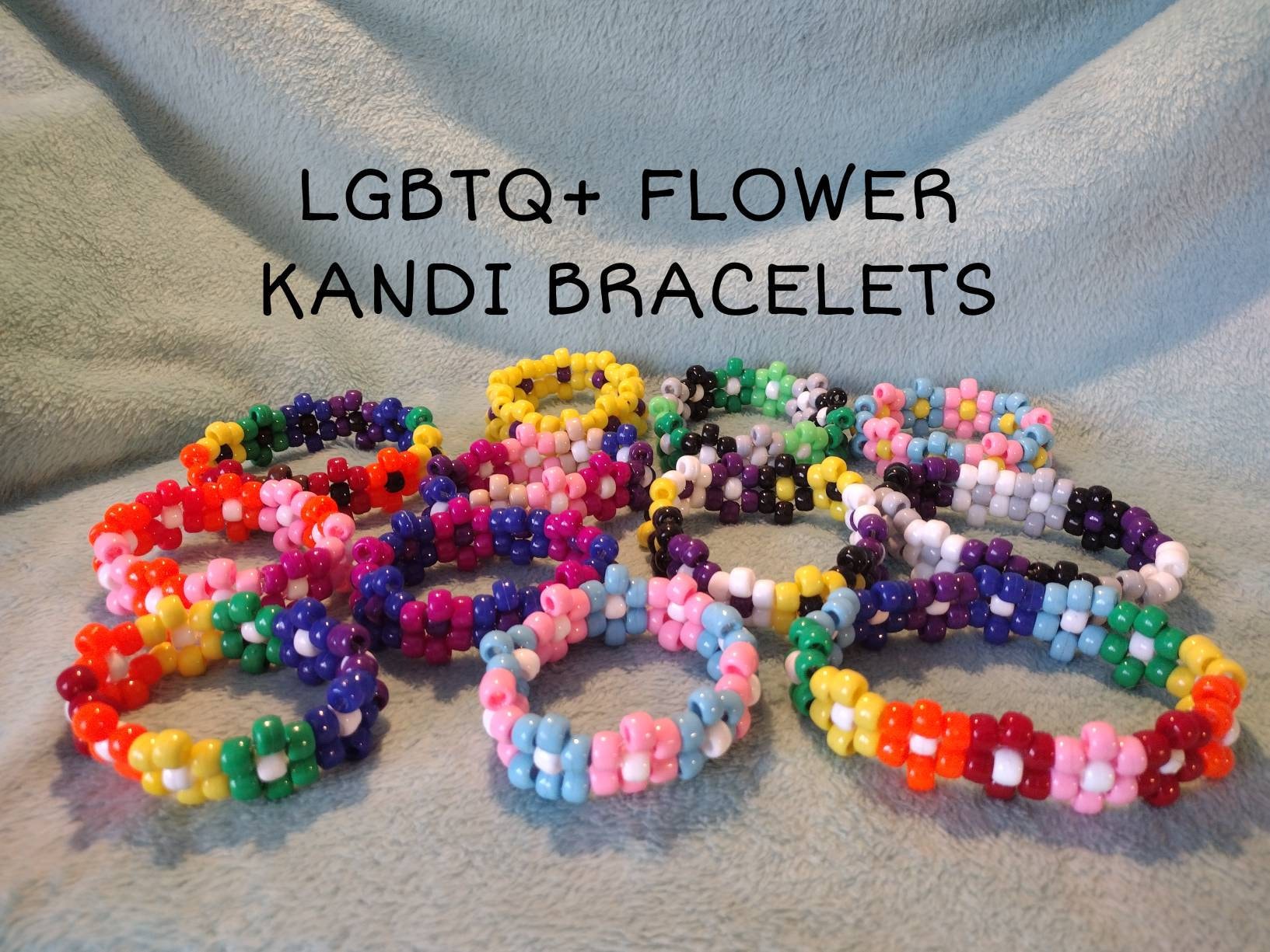 Ganja Goddess Flower Kandi Bracelet