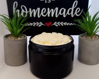 Buttercream Moisturizing Whipped Body Butter | Hydrating Non-greasy Cupuacu and Mango Butter for Dry Skin