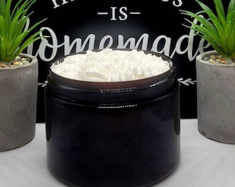 Fresh Coconut Body Butter Whipped to Perfection | Natural Moisturizing Cream for Dry Skin | Non-greasy