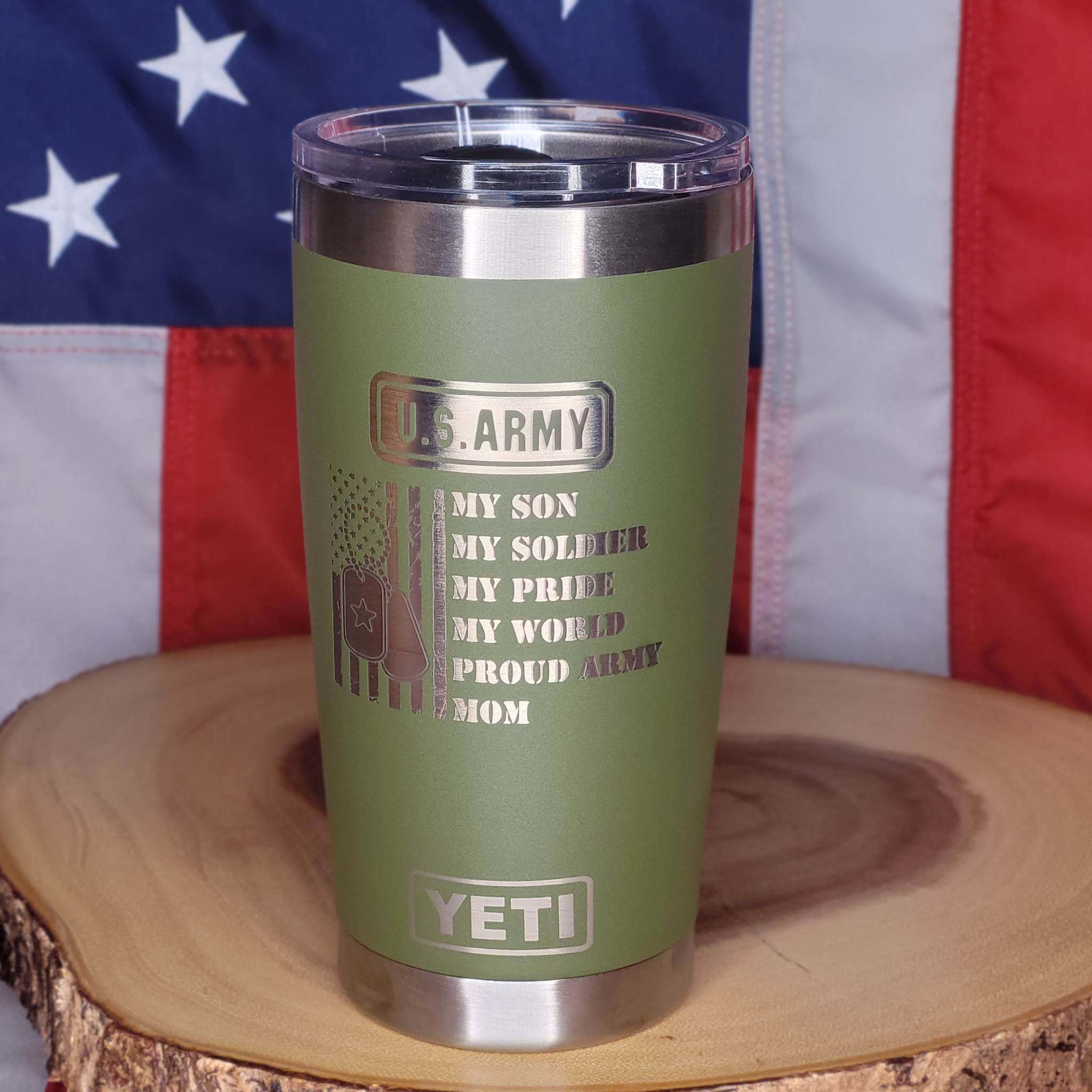Skin for Yeti Rambler 36 oz Bottle - Army Pride by US Army - Sticker Decal Wrap