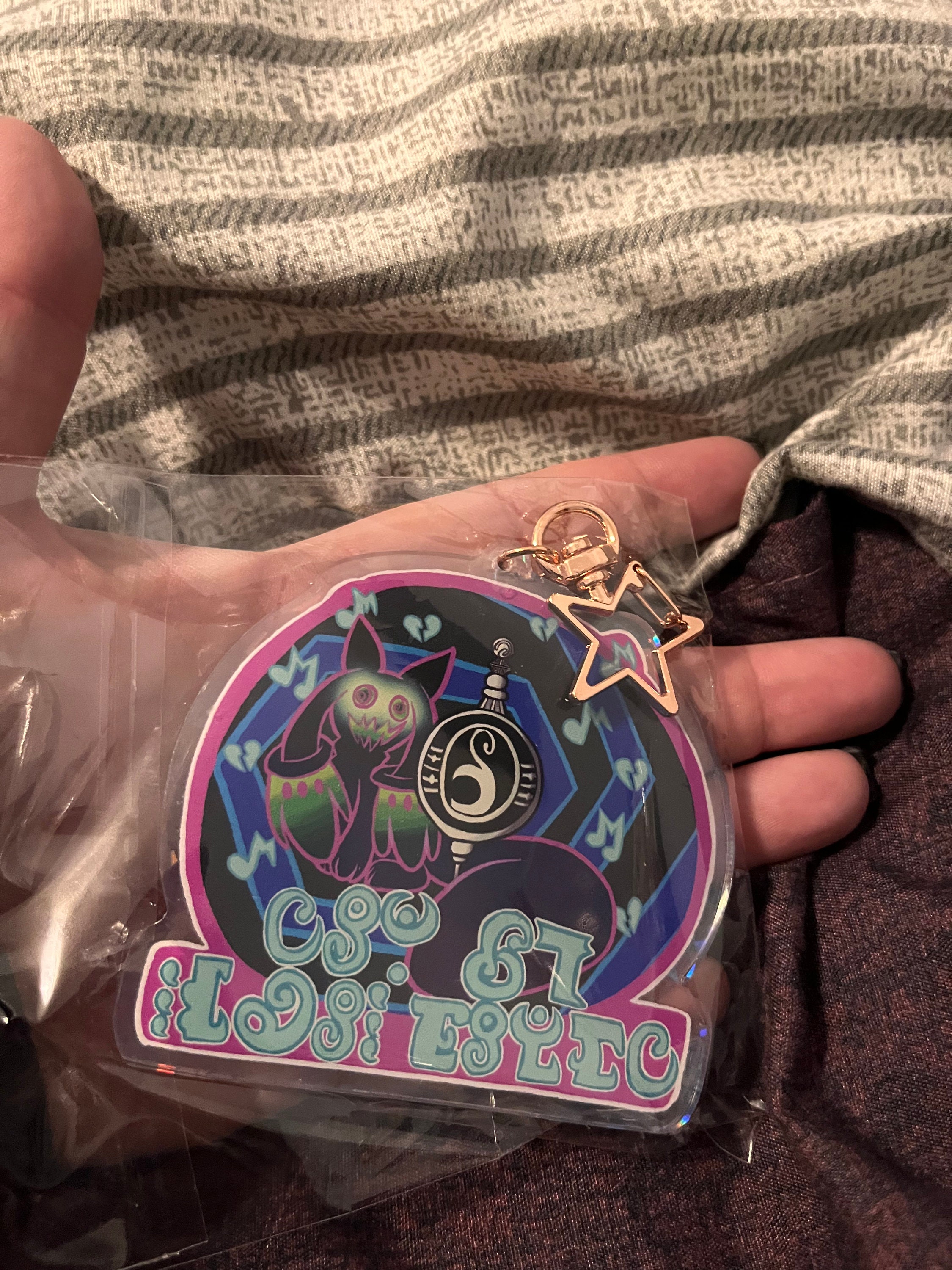 Puella Magi Madoka Magica Kyubey do Not Throw Souls Acrylic Glitter