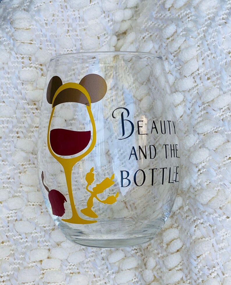 Disney Disney Wine Disney Wine Glass Disney Drinks Custom Etsy
