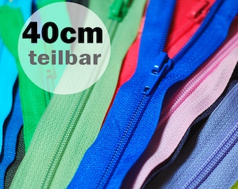 Jackets zipper divisible 40 cm spiral 5 mm 30 colors divisible zipper haberdashery metal zipper nylon zipper zipper sewing