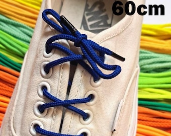 Schoenveters ronde veters 60 cm 3 mm groen bruin zwart wit oranje geel rood blauw