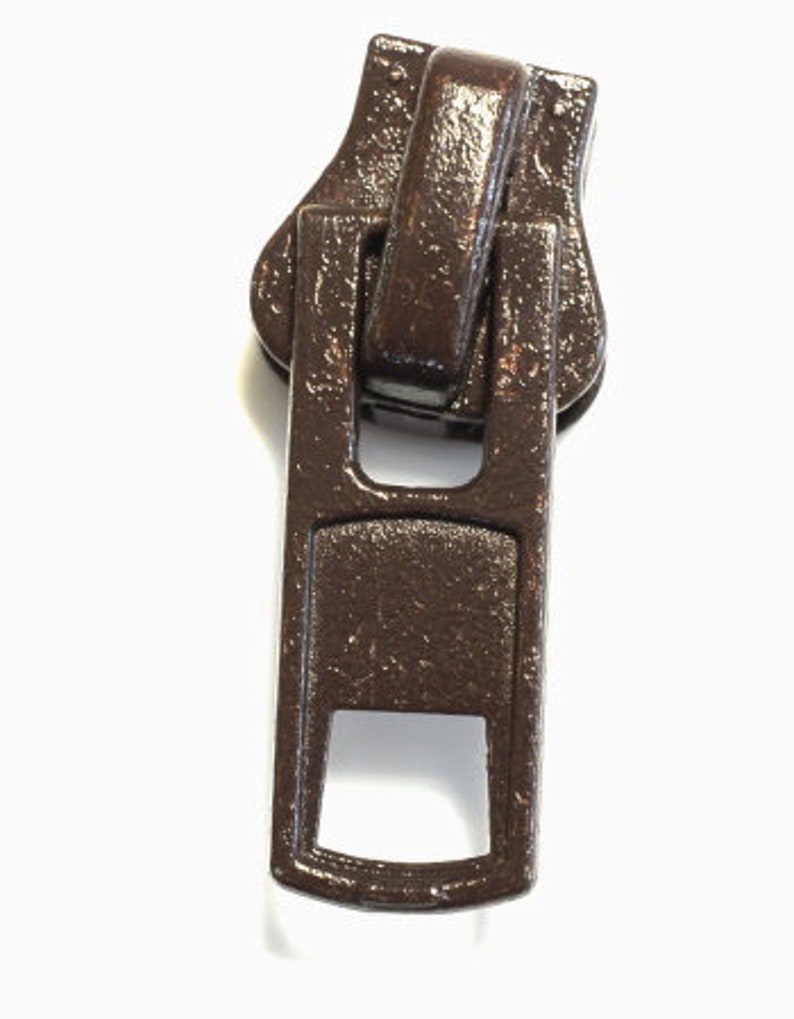 Ersatz Zipper Schieber 10mm N10 Reißverschluss Ersatzteile Kunststoffzahn schwarz metal Umtausch Reparatur Jacke Mantel Tasche Koffer Bild 8